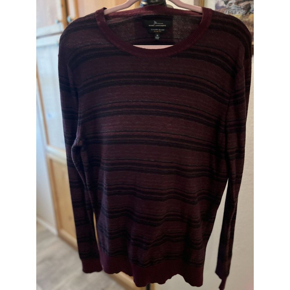 Marc Anthony Men's Size XL Luxury Blend Slim Fit Pullover Sweater (48)
